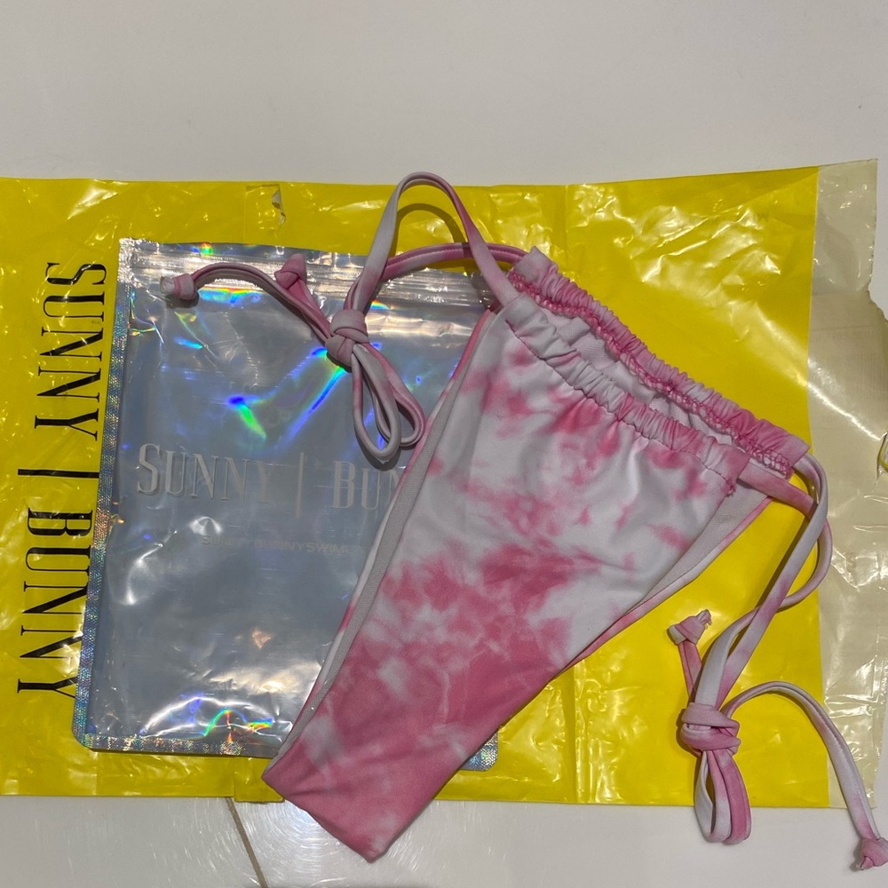 NEW Sunny Bunny Swim LA Ivy Pink Bikini Bottom